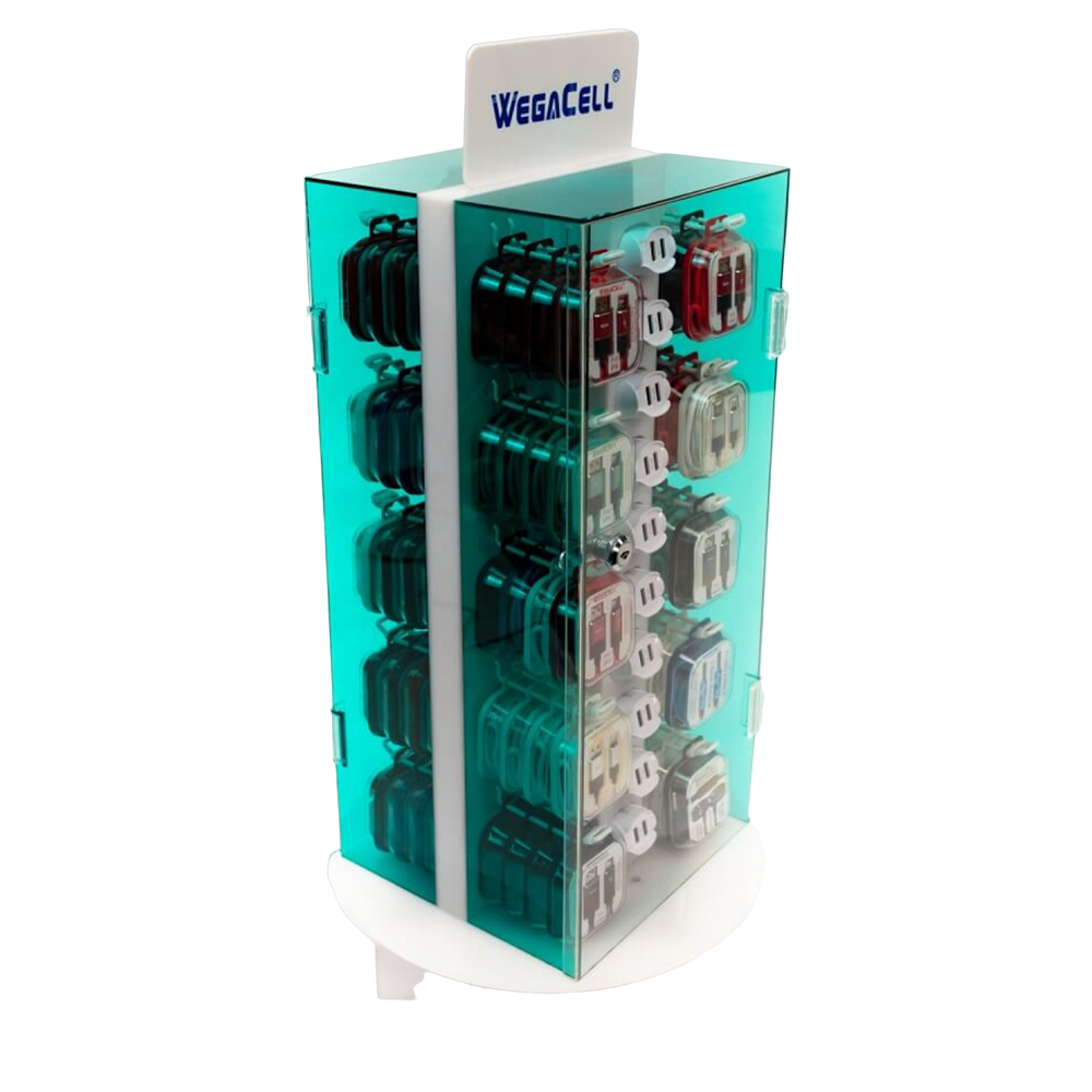 Rotating Double-Sided Lockable Counter Display Rack 100 pcs. – Indus ...